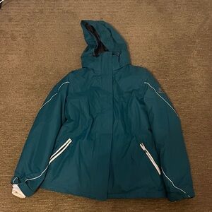 ZeroXposur Teal Jacket with White Detailing